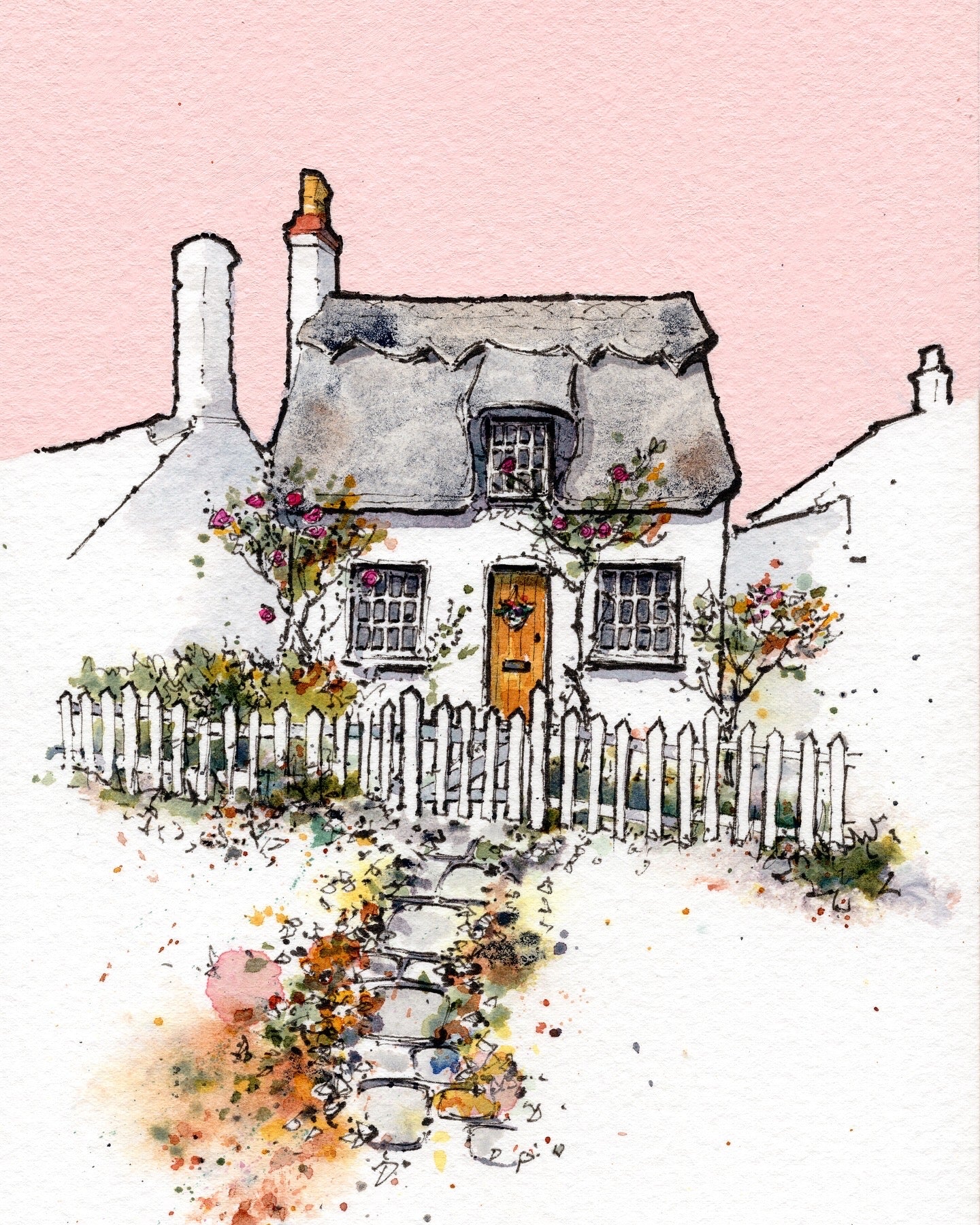 Autumn Glory. A5 Print. MOUNTED 12 x 10’’