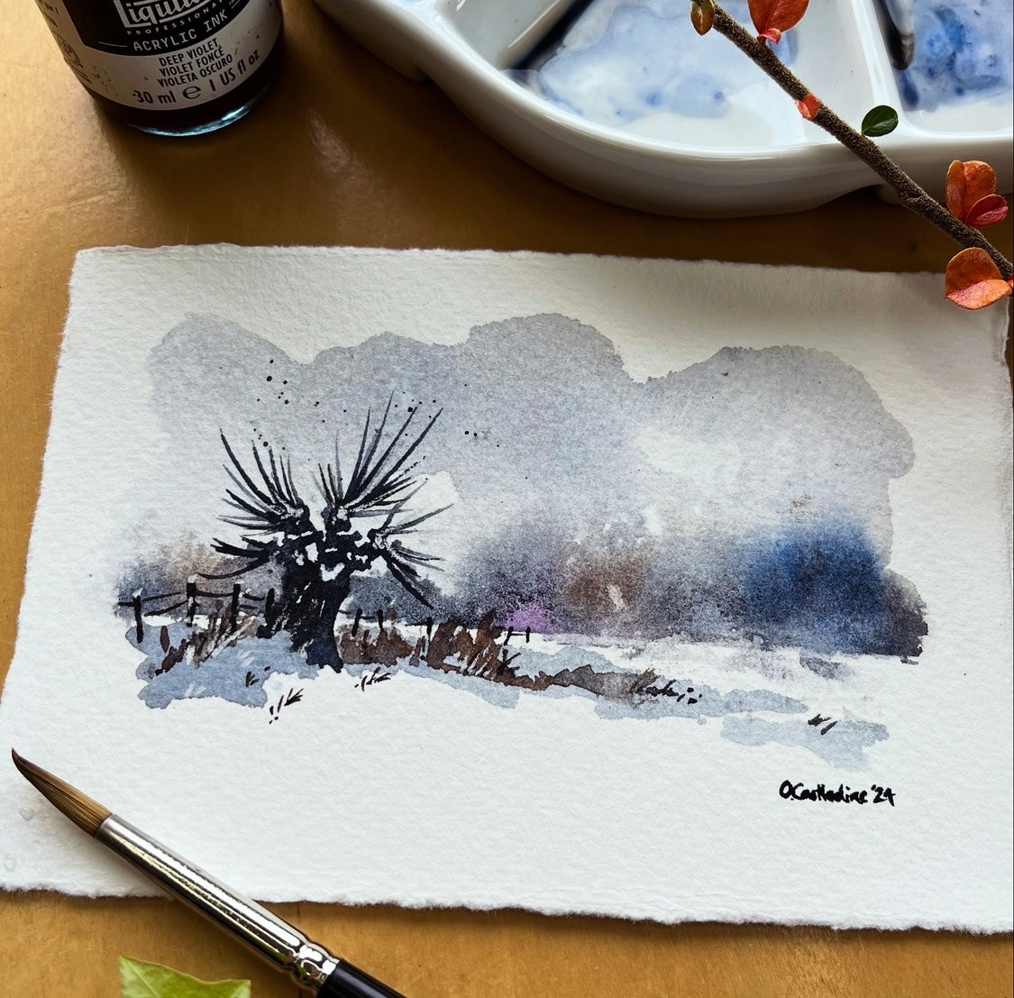 Winter Willow. - Original Artwork