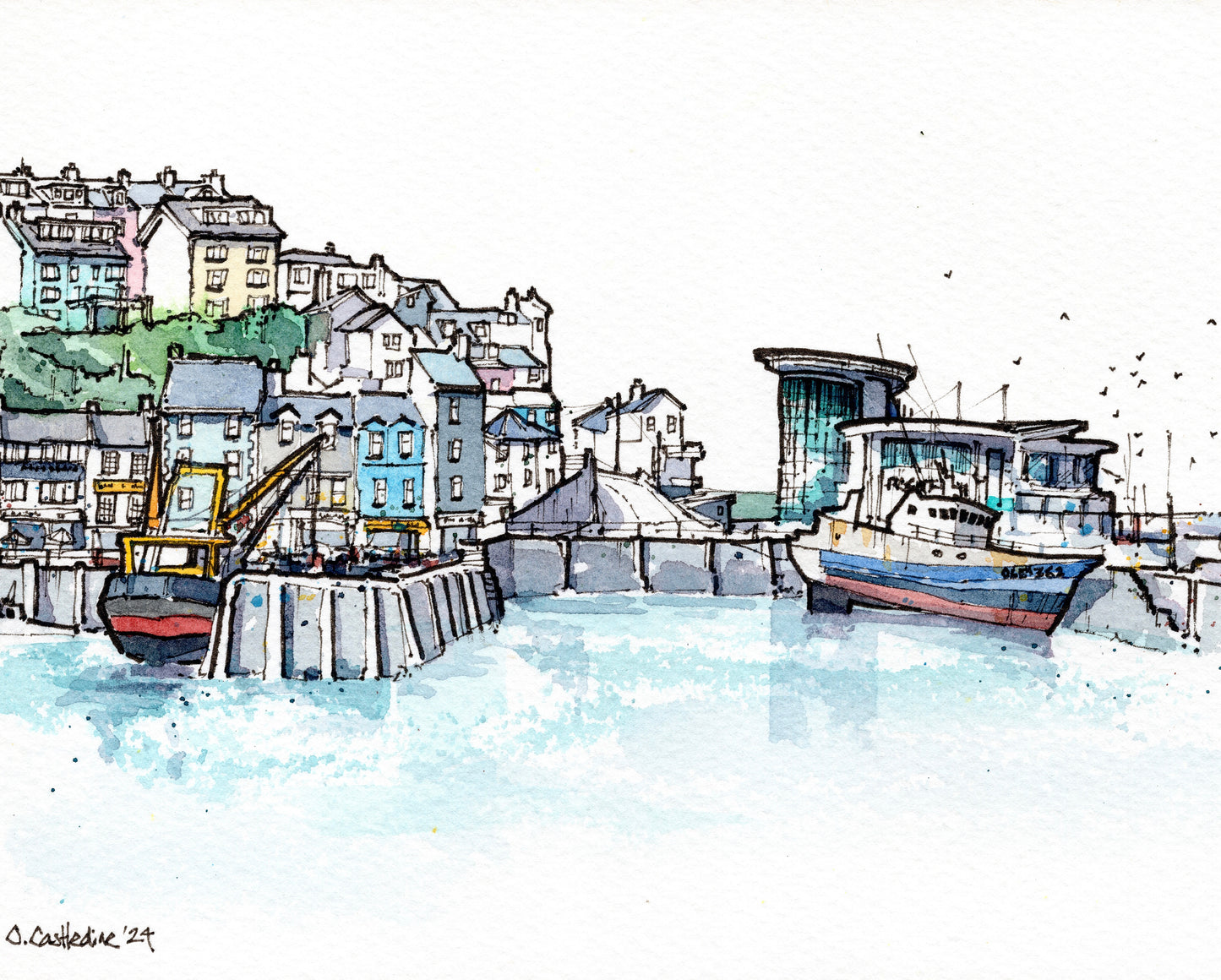 Brixham : Gulls Over The Rockfish