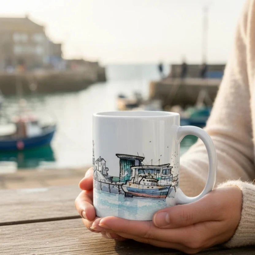 Brixham Harbour Mug