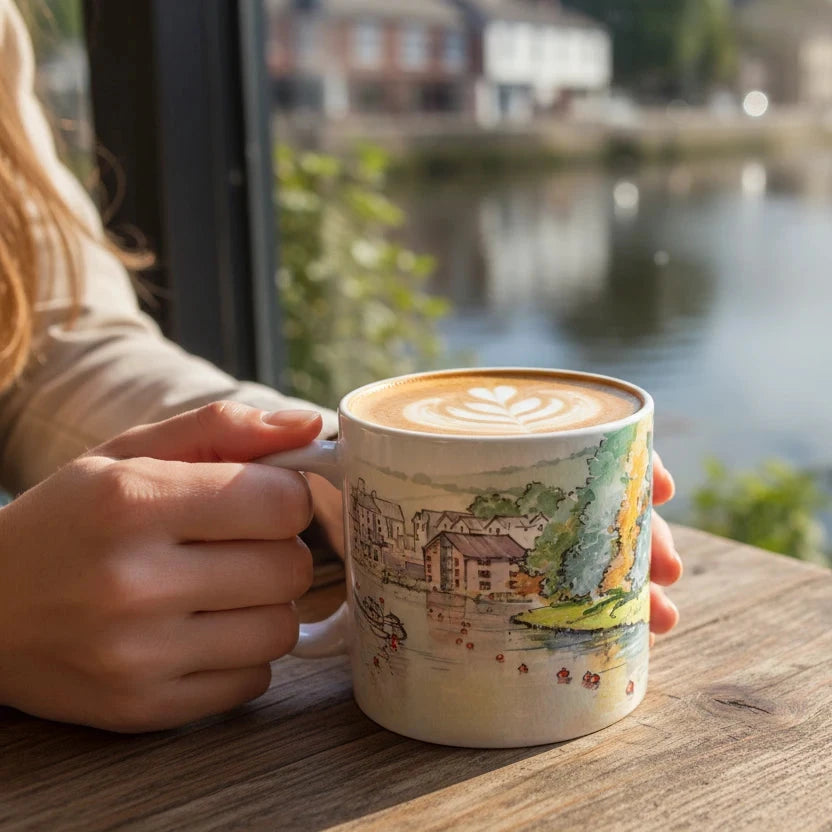 ceramic gift mug totes river dart