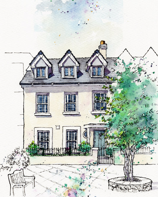 A House Portrait  A4