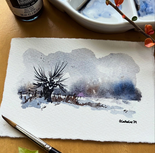 Winter Willow. - Original Artwork