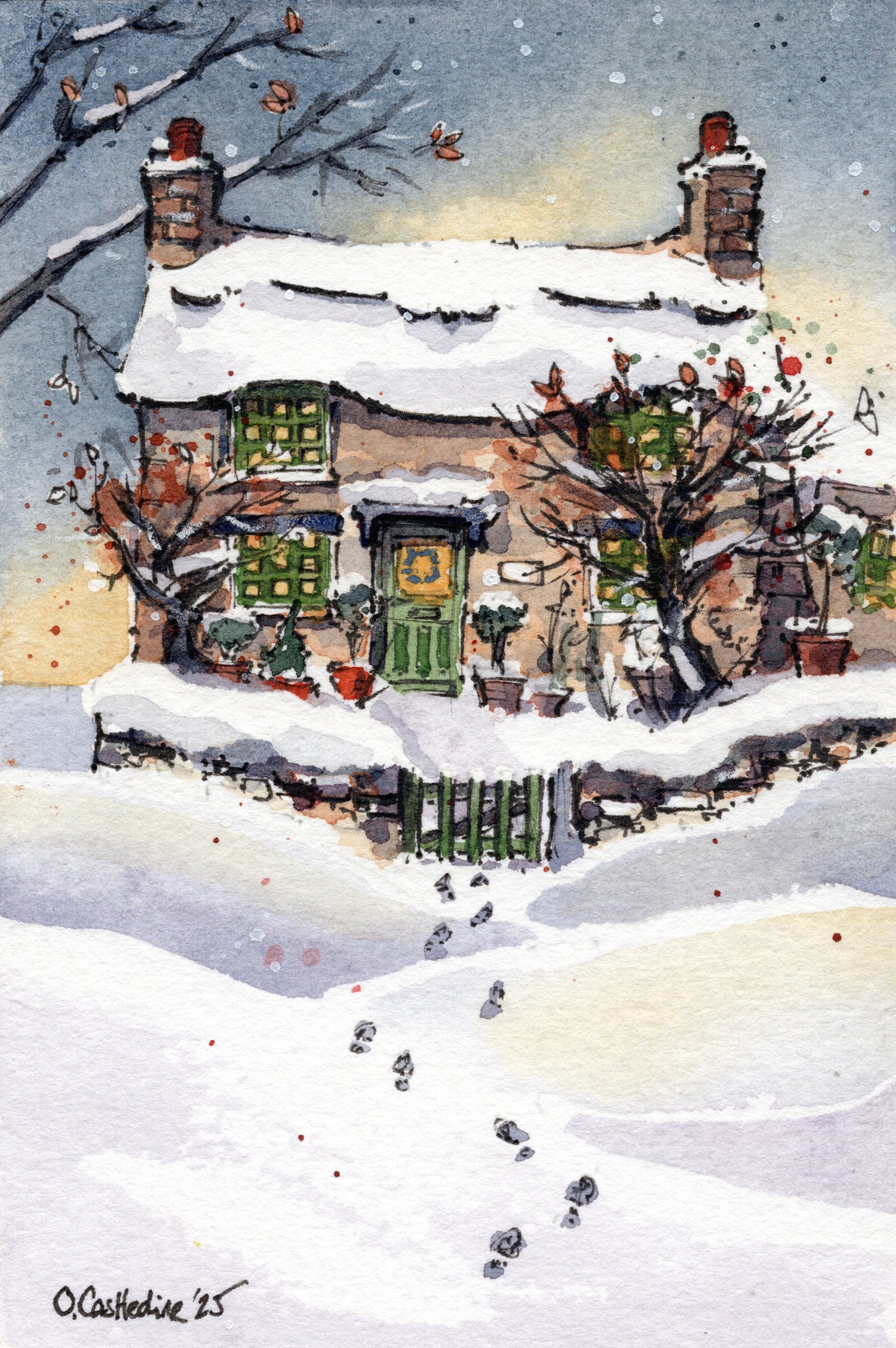 MINIATURE - cottage from The Holiday Movie.