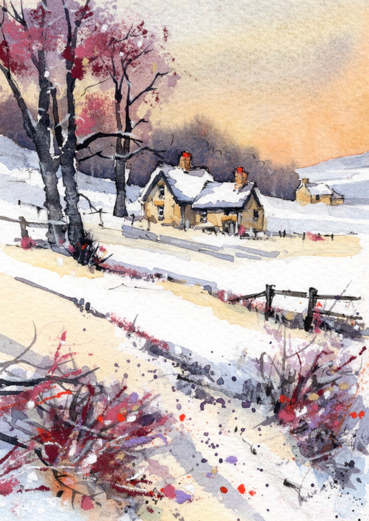 Cotswold Escarpment - ORIGINAL MOUNTED