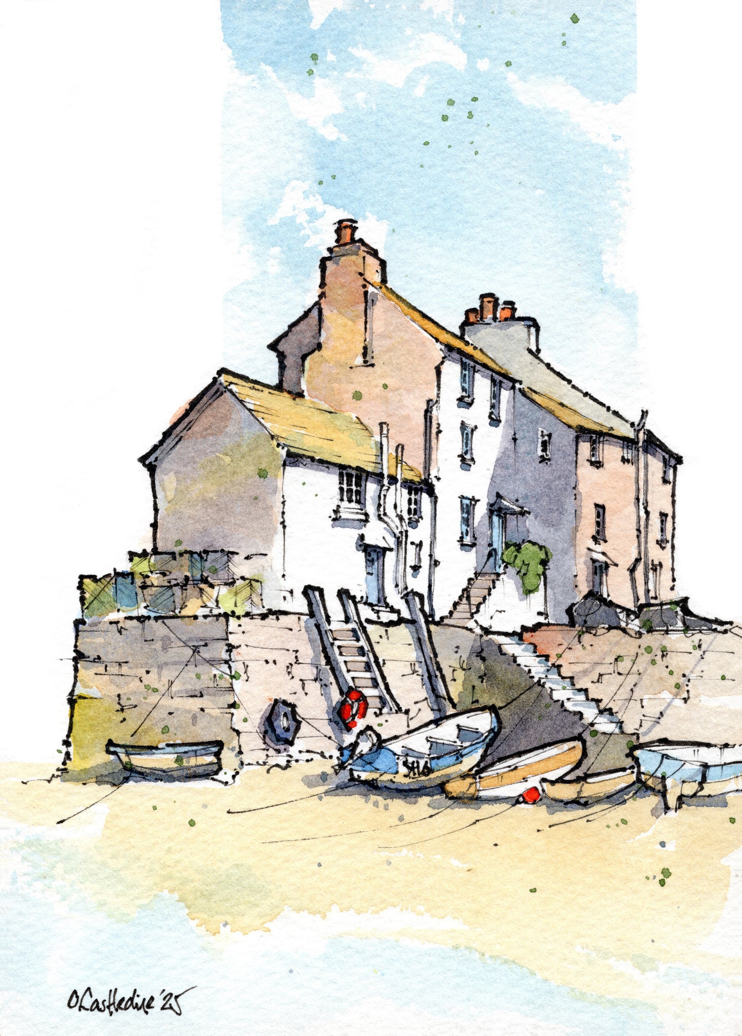 Polperro, Iconic Cornish View - FINE ART PRINT