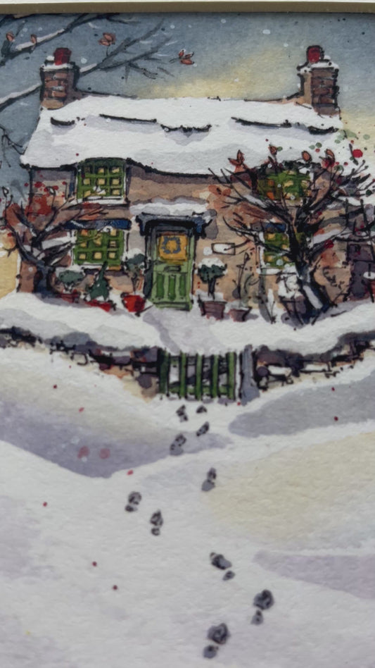 MINIATURE - cottage from The Holiday Movie.