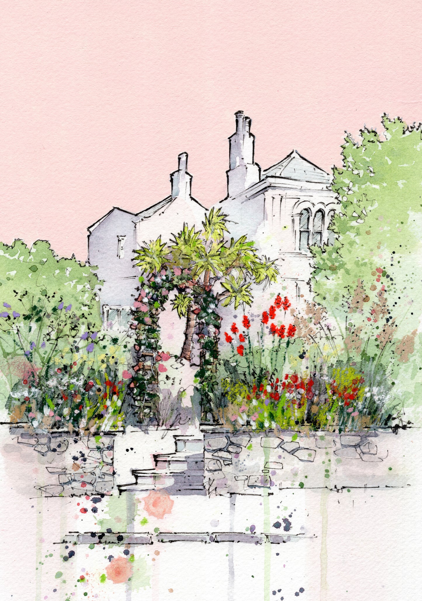 Babbacombe Rose Gardens — Limited Edition, Fine Art Print