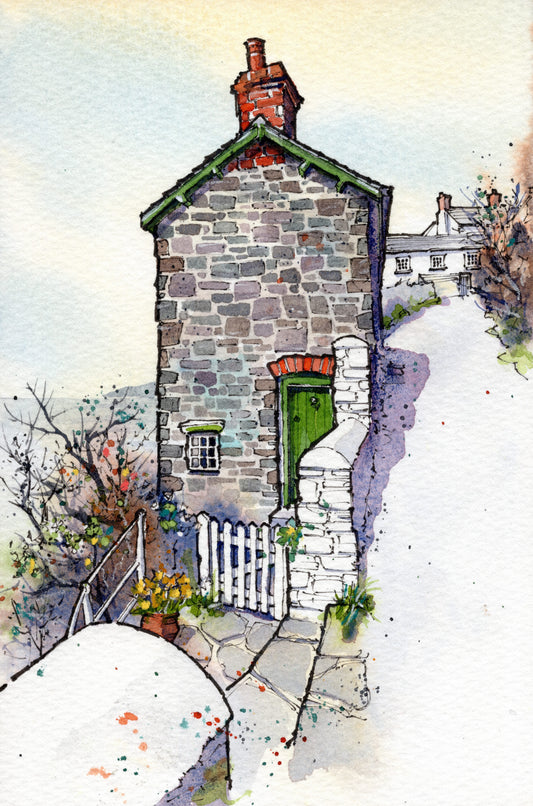 Bideford Artists Cottage - Giclee Print